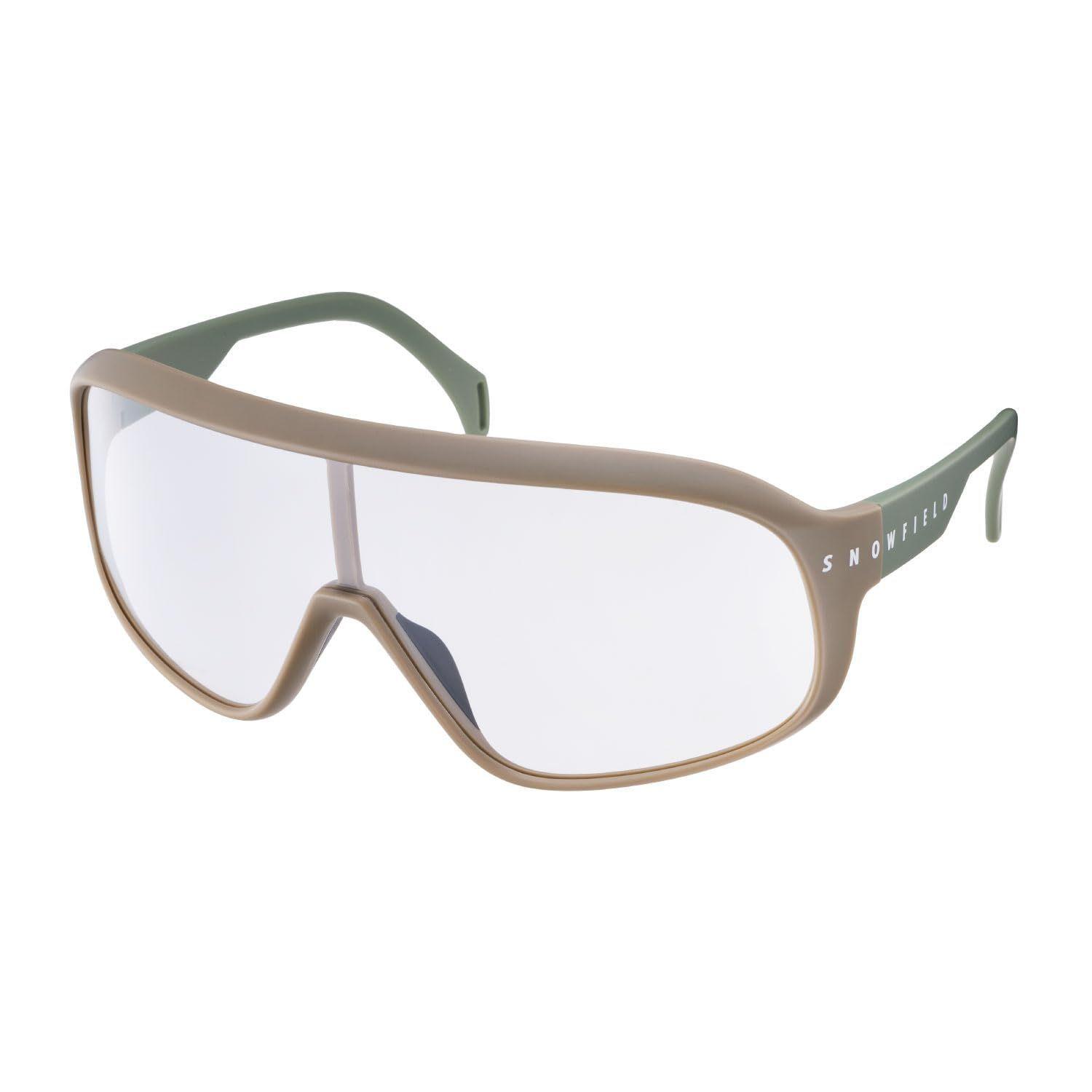 Used [SWANS] SNOWFIELD (Snowfield) F3 SNOWFIELD SF-09 SOL Dimmable Clear to Smoke Sunglasses Dimmable Sand Olive