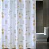 Household Waterproof Shower Curtain Bathroom Bathing Cover Mildew-proof Bath Curtains with Hook Portable Partition Screen Simple