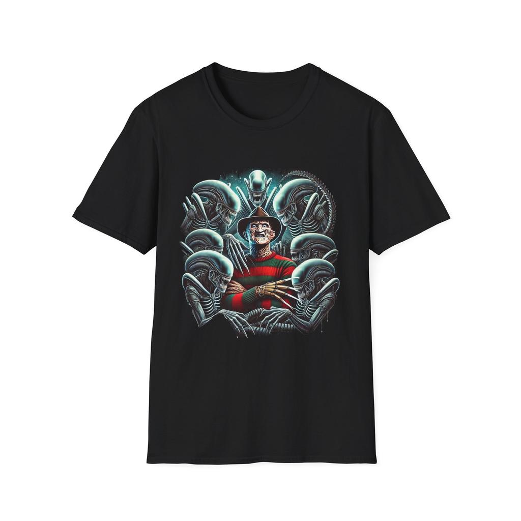 "Freddy Vs. Aliens T-Shirt – Nightmare Meets Xenomorph