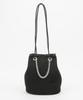 Official Tote Bag CHAIN CROCHET MED Black Crochet [LeSportsac] BUCKET/1363 Women's