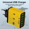6 Ports USB Charger Fast Charging Mobile Phone Charger Adapter For iPhone Samsung Xiaomi QC 3.0 EU/US/KR/UK Fast Charge Plug
