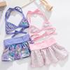 Fashion Dog Cat Summer Bikini Sexy Dog Beach Skirt Funny Pet Dog Dress  Summer