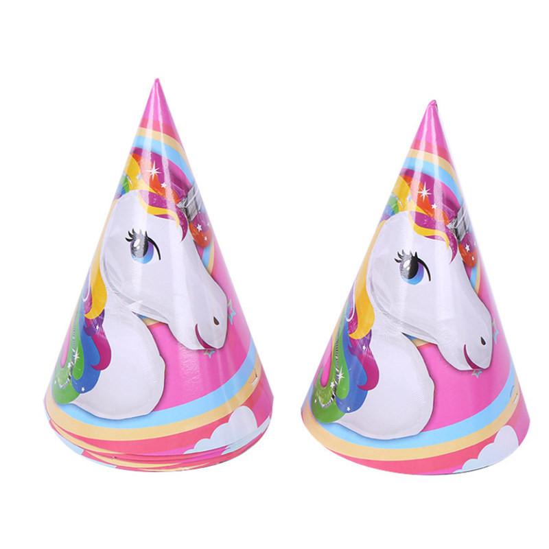 Birthday Kids Unicorn Party Supplies Tableware Plates Cup Fork Tablecloth Banner