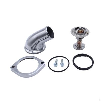 Swivel Water Neck Housing and Thermostat Kit Replacement for Chevy LS