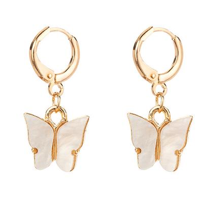 Alloy Acrylic Earrings Women Girls Fashion Insects Dangle Eardrop Party Jewelry Gifts