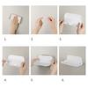 Foldable Plastic Shelf Stick on Wall for Kitchen Bathroom Many Place Extra Storage Needed Wall Mounted Bedside Shelves