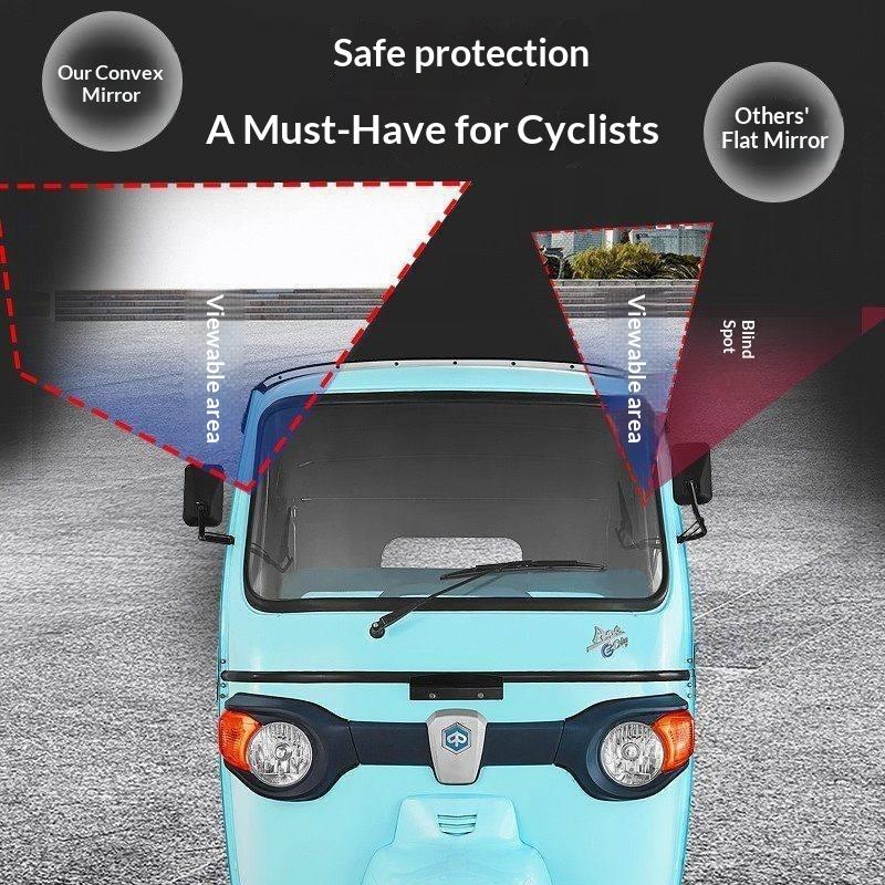 1Pc 360 Degree Rotation Blind Spot Mirror 10.5/12.5/15cm HD Suction Cup Round Rearview Mirror For Car Reverse Parking Interior Mirrors6