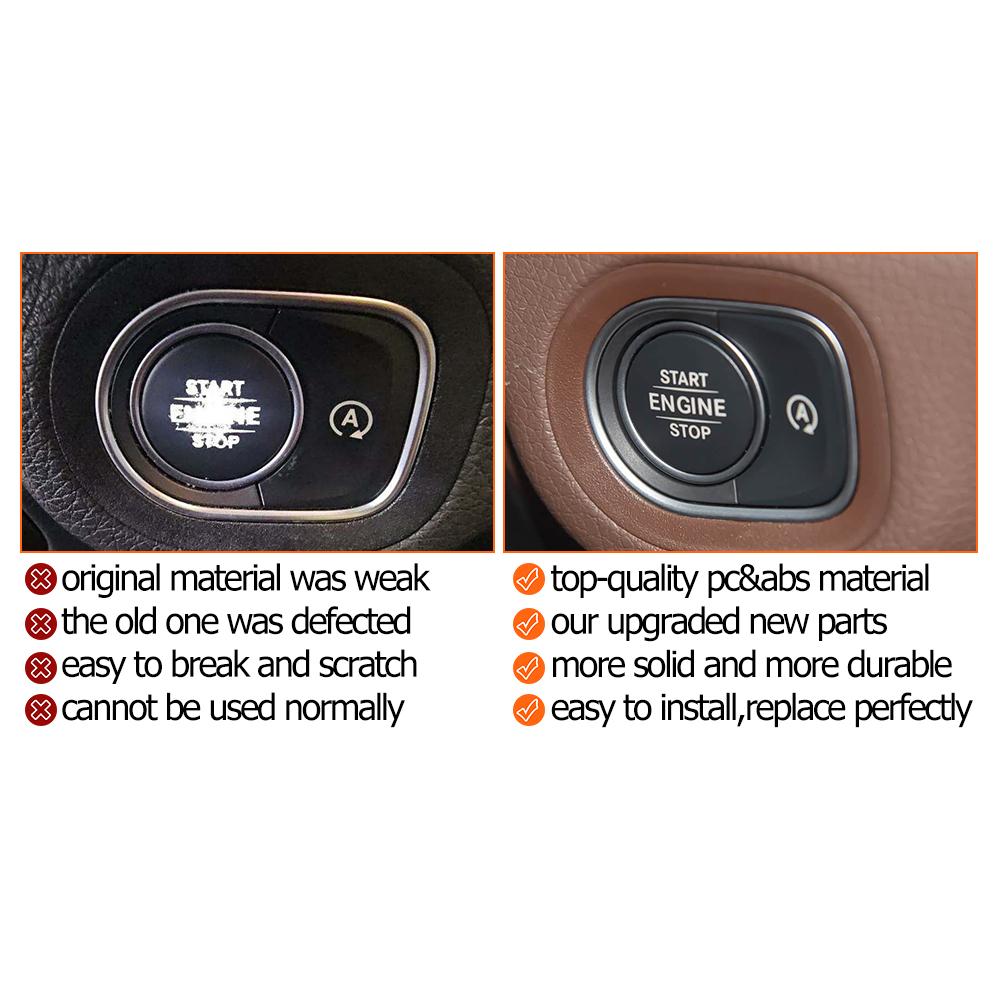 Car Interior Engine Start Stop Button Replace Cover OFF Switch Key Decor For Mercedes Benz GLE G Class W167 W463 W465 G55