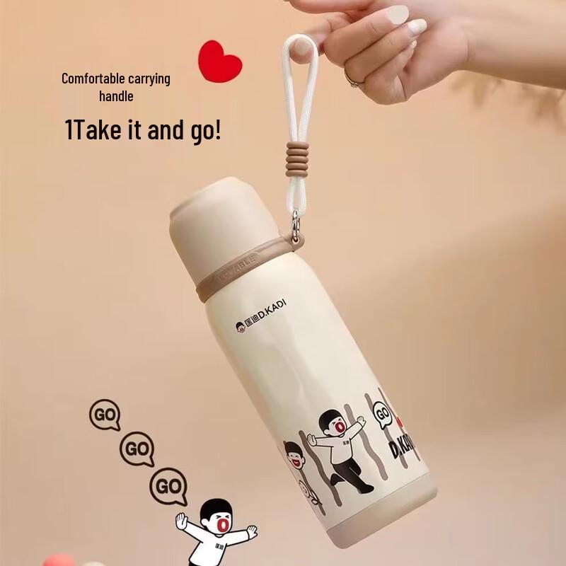 DKADI 304 Stainless Steel Bullet Head Insulated Water Bottle