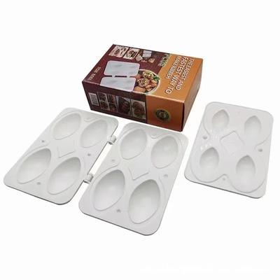 4Holes Manual Kibbeh Mold Meatball Maker Meatloaf  Press Minced Meat Processor Cake Desserts Pie Kitchen Tools