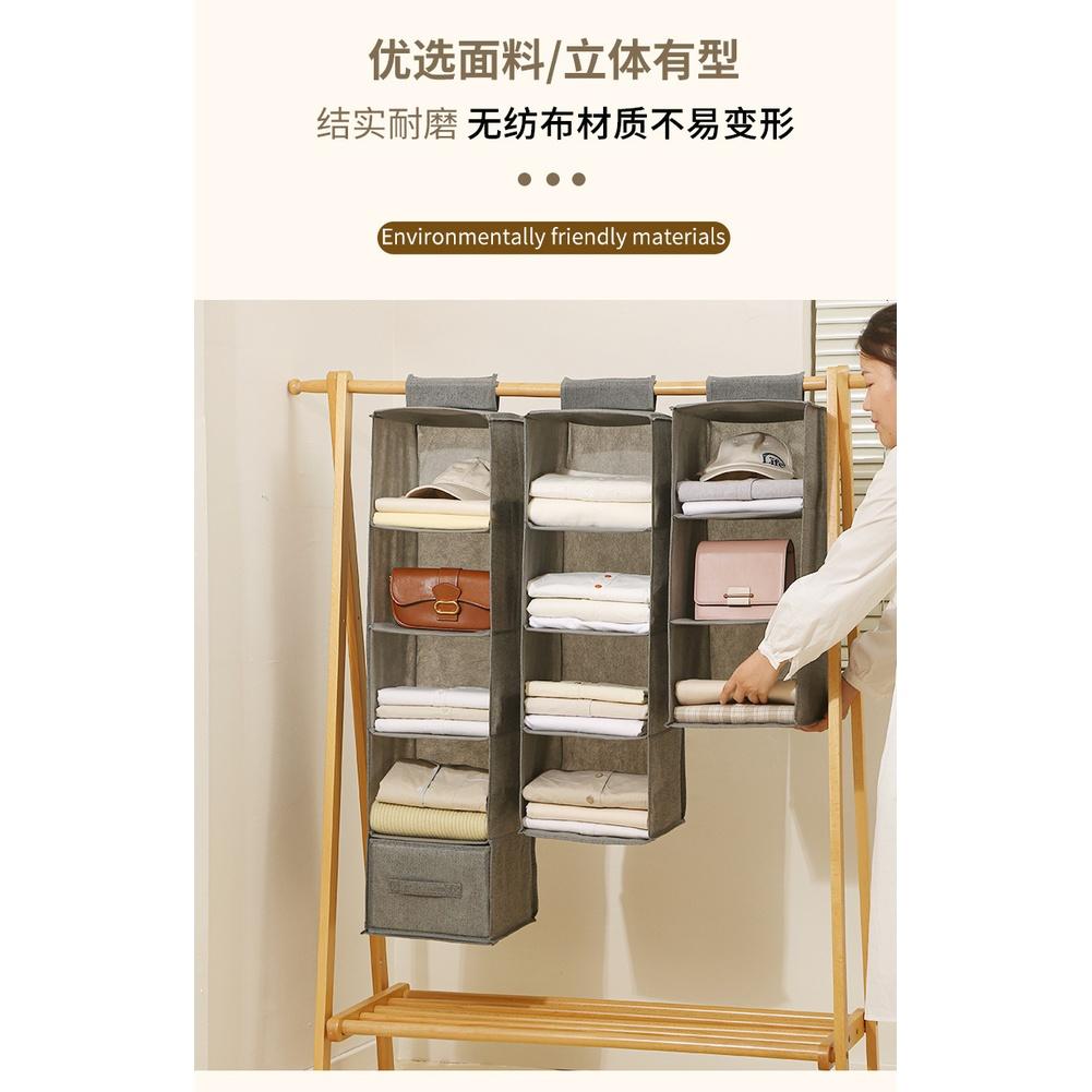 Faltbarer Aufbewahrungs-Organizer Hängendes Schrankregal Einfache Montage