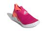 adidas Rapidazen S Rdy C BP Slip Resistant Cushioning Low Top Running Shoes Pink Children Aged 3 7 Years Old FU7594