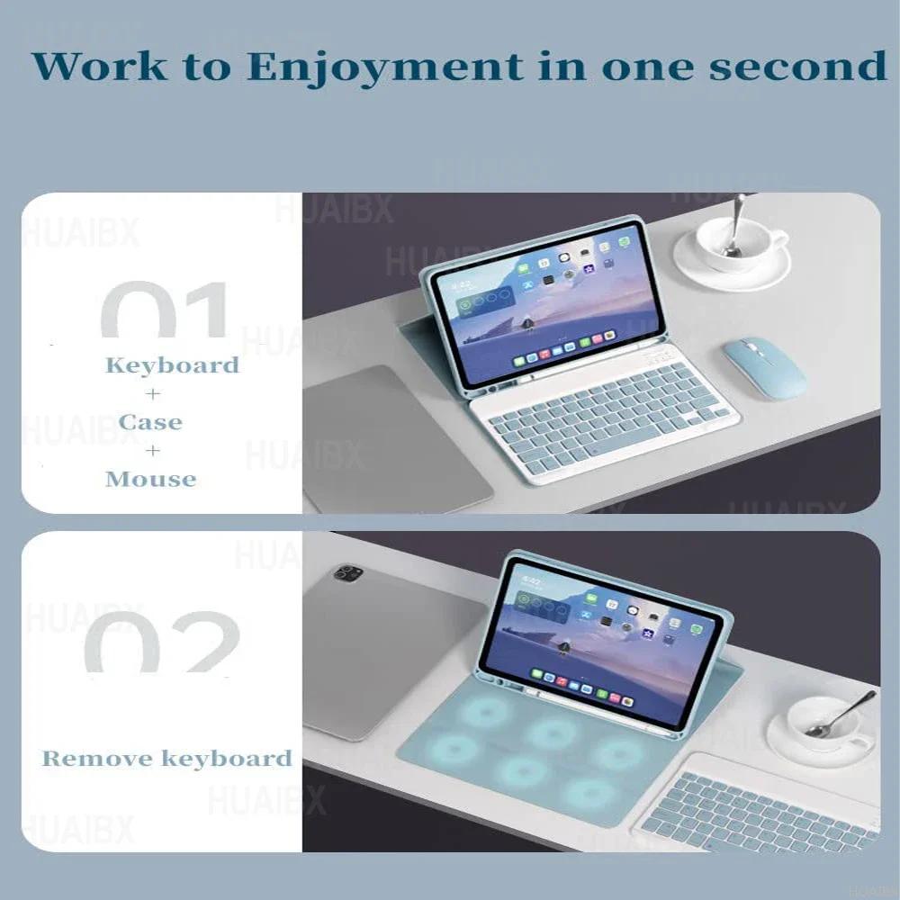 For Samsung Galaxy Tab A7 Lite 8.7 Inch Case, Keyboard Case for Tab A7 Lite SM-T220/T225/T227