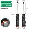 Multi-Function Screwdriver Tool Set: Cross-Head, Slotted, Torx, Flat-Head, Hammer-Compatible