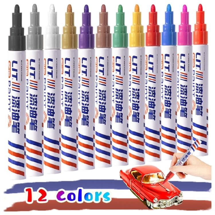 Quick Drying Universal Car Wheel Touch Up Marker Pen Waterproof Permanent Paint Car Tire Repair Paint Pen Multifunction