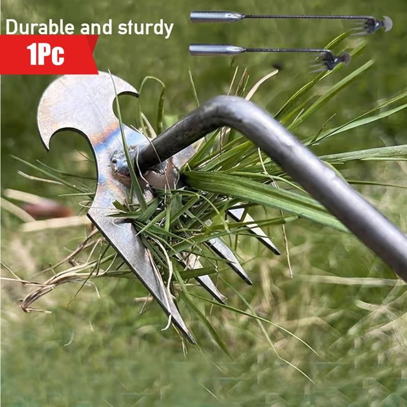 

1 Маленький культиватор с 4 зубцами, садовый ручной инструмент для газона и сада