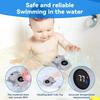 Baby Bath Thermometer with LED Display & Temperature Warning Kids Bathroom Safety Products Newborn Bath Safety Toy Thermometer