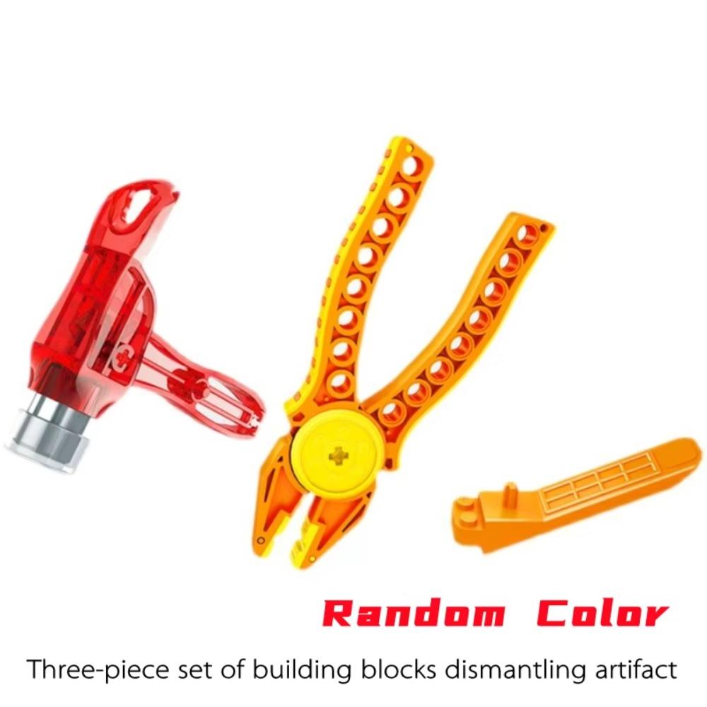 Bricks Toys Measuring Plate Building Blocks Pliers Clip Remover Tongs Hammer Tool Creative High-Tech Parts Compatible With LEGO