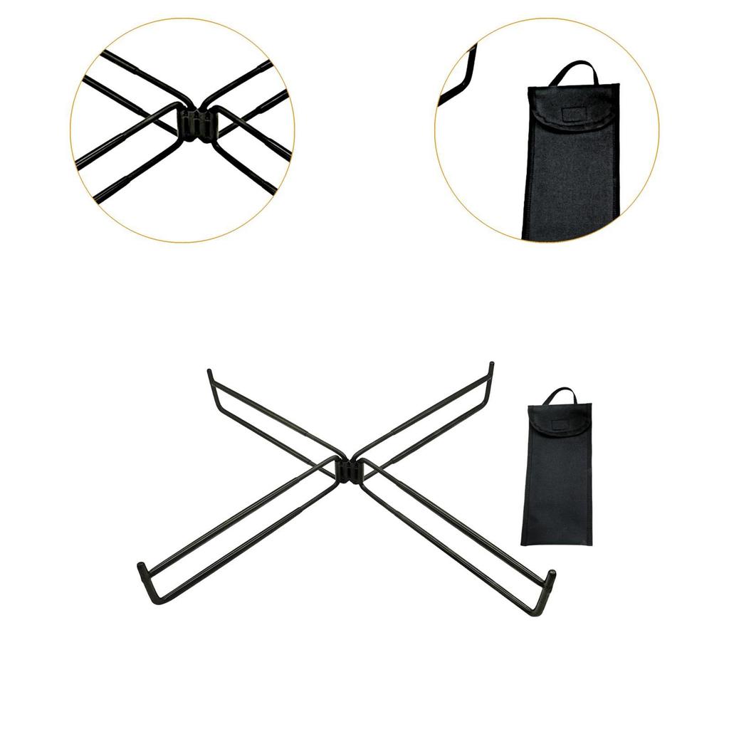 Opvouwbare Houder Opbergdoos Standaard Multifunctioneel Draagbaar Sterke Belastingdragende Bagagedrager met Opbergtas voor Patio