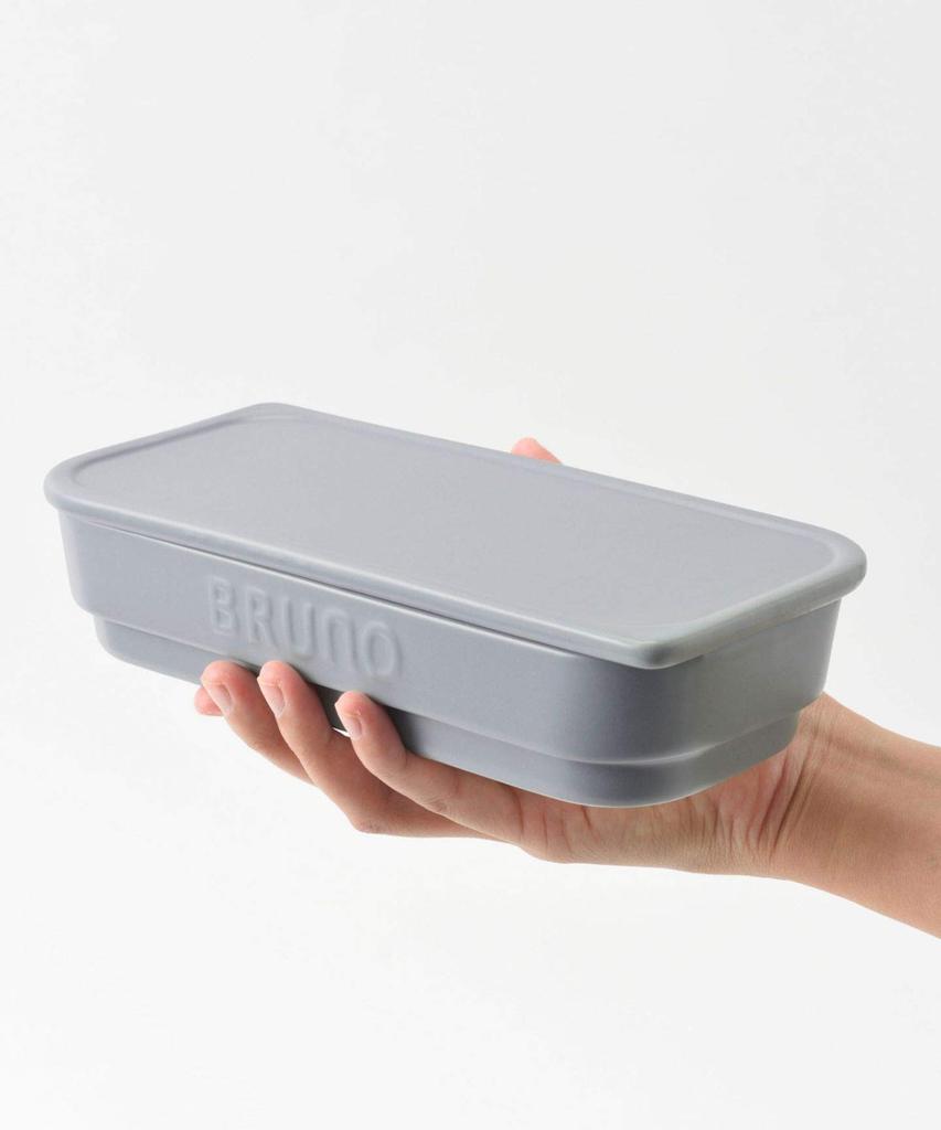 BRUNO Toaster Cooker, Medium, 360ml Capacity, Microwave and Dishwasher Safe, Ideal for Snacks and Evening Drinks, Ceramic, Blue and Gray,