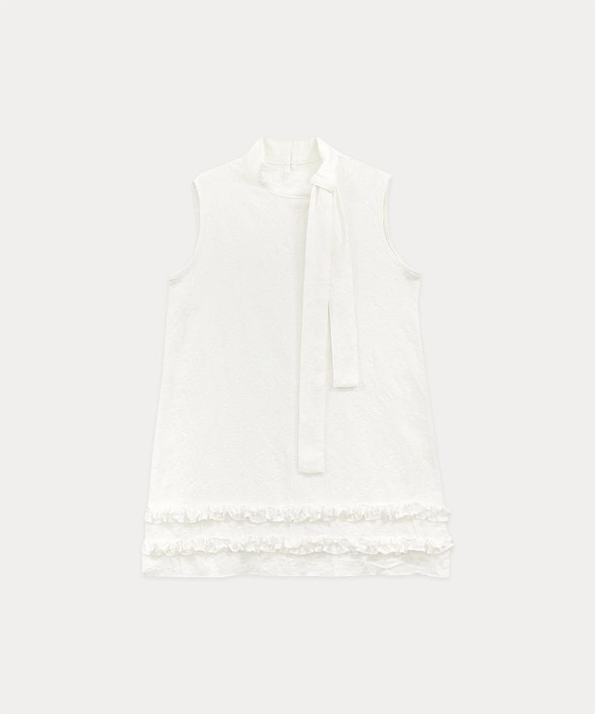 Tabert Romy Flower Scarf Dress - White