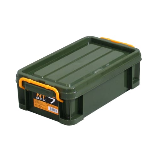 

JEJ Astage NT Box #7, for Tools, Leisure, DIY, Toys, Outdoor Use, with Lid, Buckle, Disaster Preparedness, Approx. W 8.7 x D 14.9 x H 4.1 inches