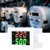 Generator Dual Display LED Digital AC Voltmeter Frequency Meter Testing Tool(White)