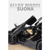 Modèle de voiture Bugatti Tourbillon Supercar en alliage 1/24 Son et lumière Rappel Jouet pour enfants Objets de collection Cadeau d'anniversaire