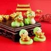 6pcs/set Mini Snake Figurin Chinese Micro Landscape New Year Lucky Snake Ornaments  Snake Year 2025