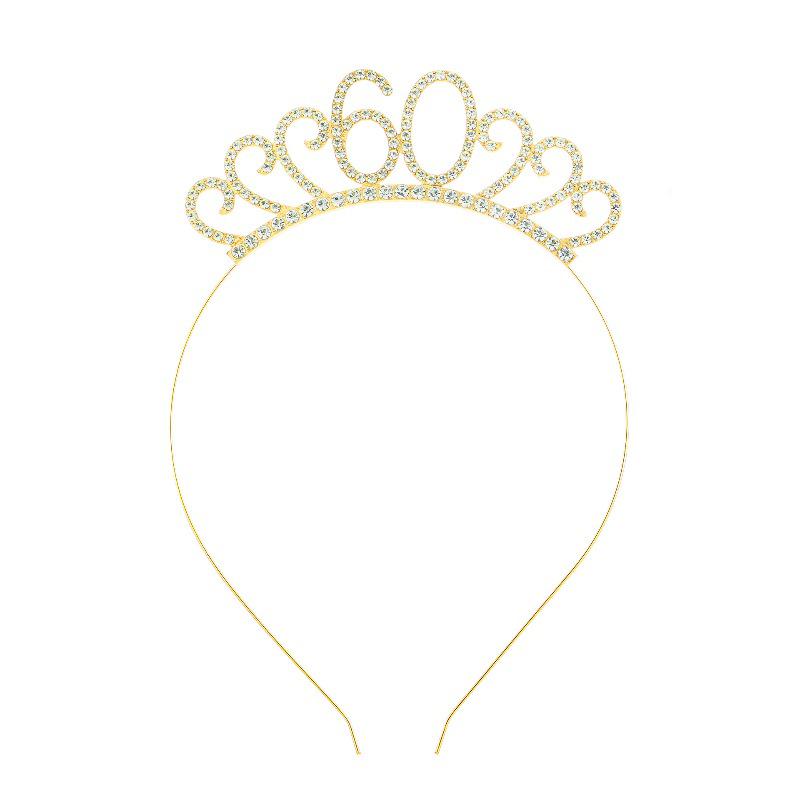 Cross-Border Digital Birthday Crown Set: Headdress, Party Shoulder Strap & Etiquette Belt Photo Prop for Girls