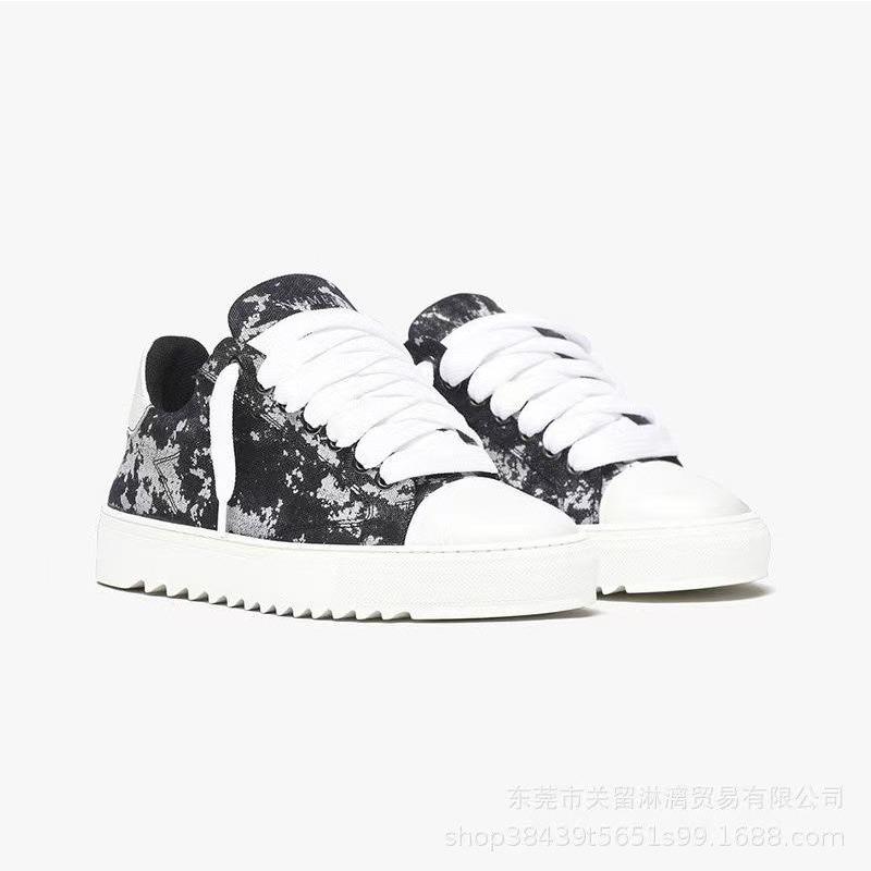 Sapatos Casuais Europeus e Americanos Sapatos de Lona Pintados à Mão Masculinos Tendência da Moda Sapatos Personalizados tipo Pão