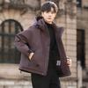 2025 Men's Hooded Down Jacket: 50% Down, Warm, Loose Fit, Thickened, Winter Edition