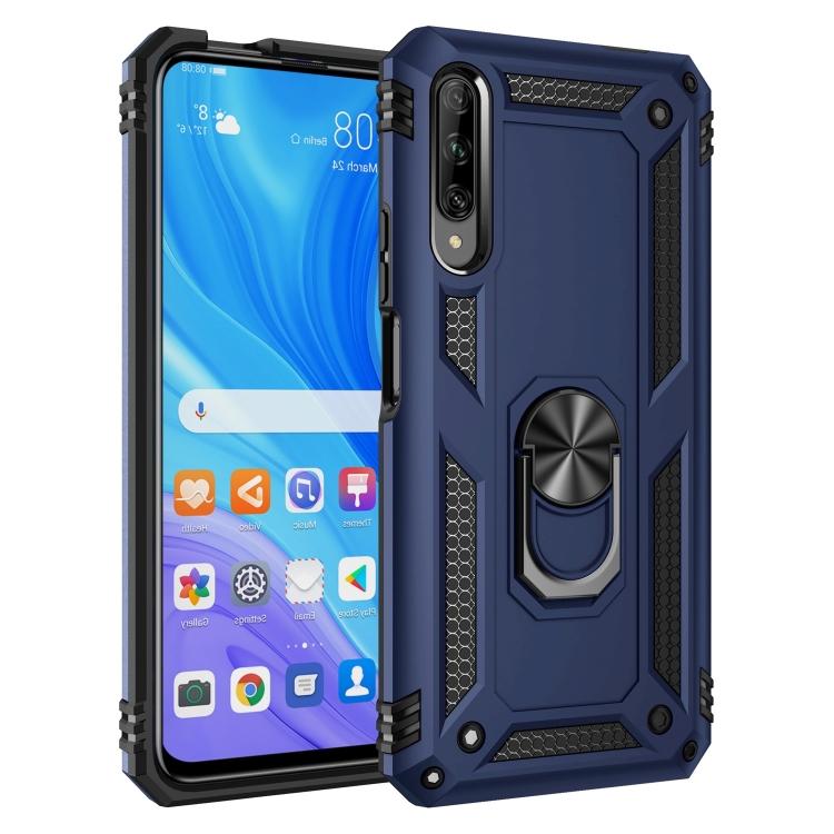 Phonecase for Huawei Y9s Shockproof TPU + PC Protective Case with 360 Degree Rotating Holder
