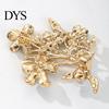 Artistic Branch Brooch Forget-Me-Not Flower Brooch, Floral with Faux Pearl & Rhinestone, Suit Badge Enamel Decorative Accessory for Women Suits Coats