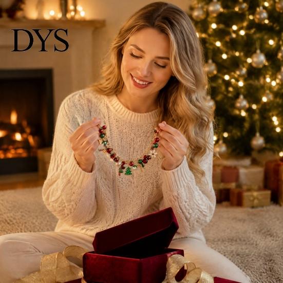 Lässiges tägliches Winter Schmuckstück Weihnachten Charm Armband für Frauen, Weihnachtsmann Schneemann Glocke Handschuh Festlicher Schneeflocken Armreif Baum Anhänger Armband,