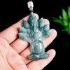 Přívěsek Naga Buddha z přírodního nefritu třídy A - Modrá voda - Unisex nefritový přívěsek