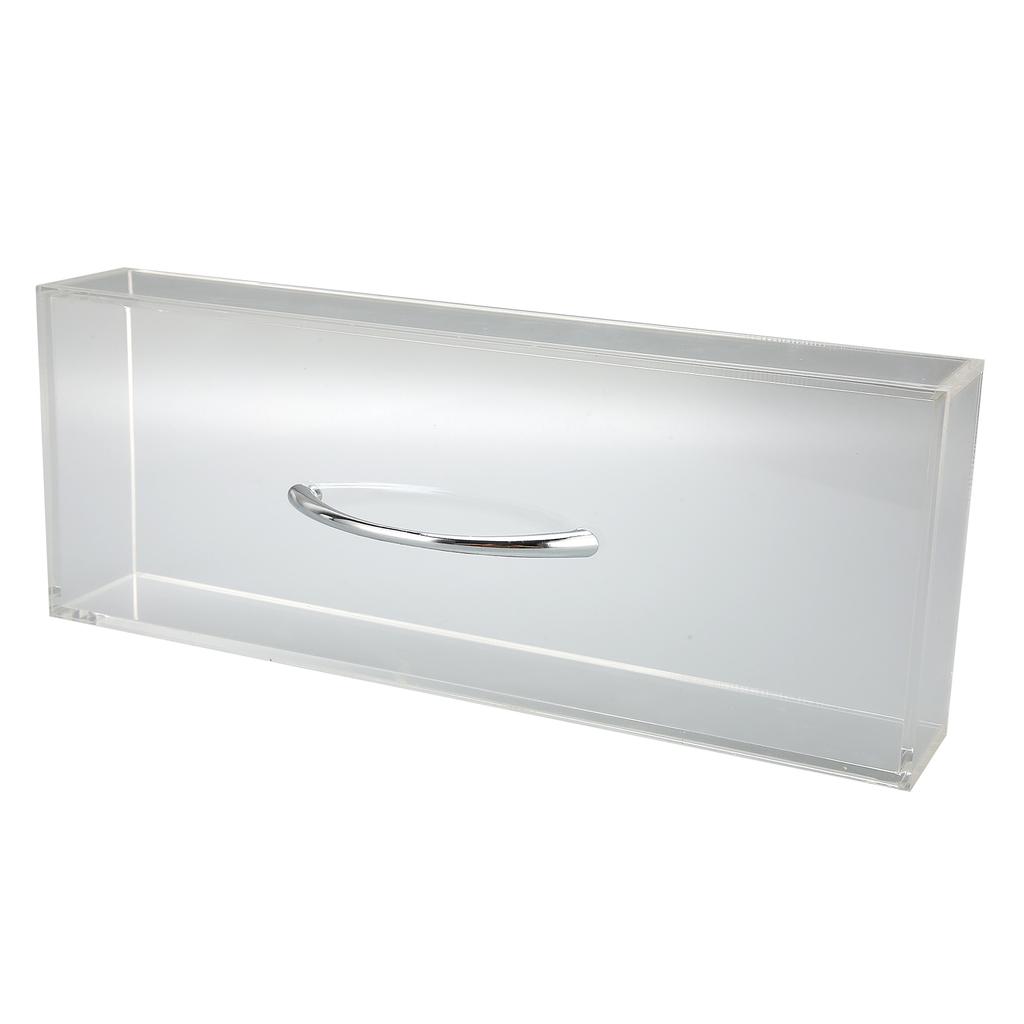 Transparent Dustproof Box Large Capacity Good Protection Watch Dustproof Box with Handle for