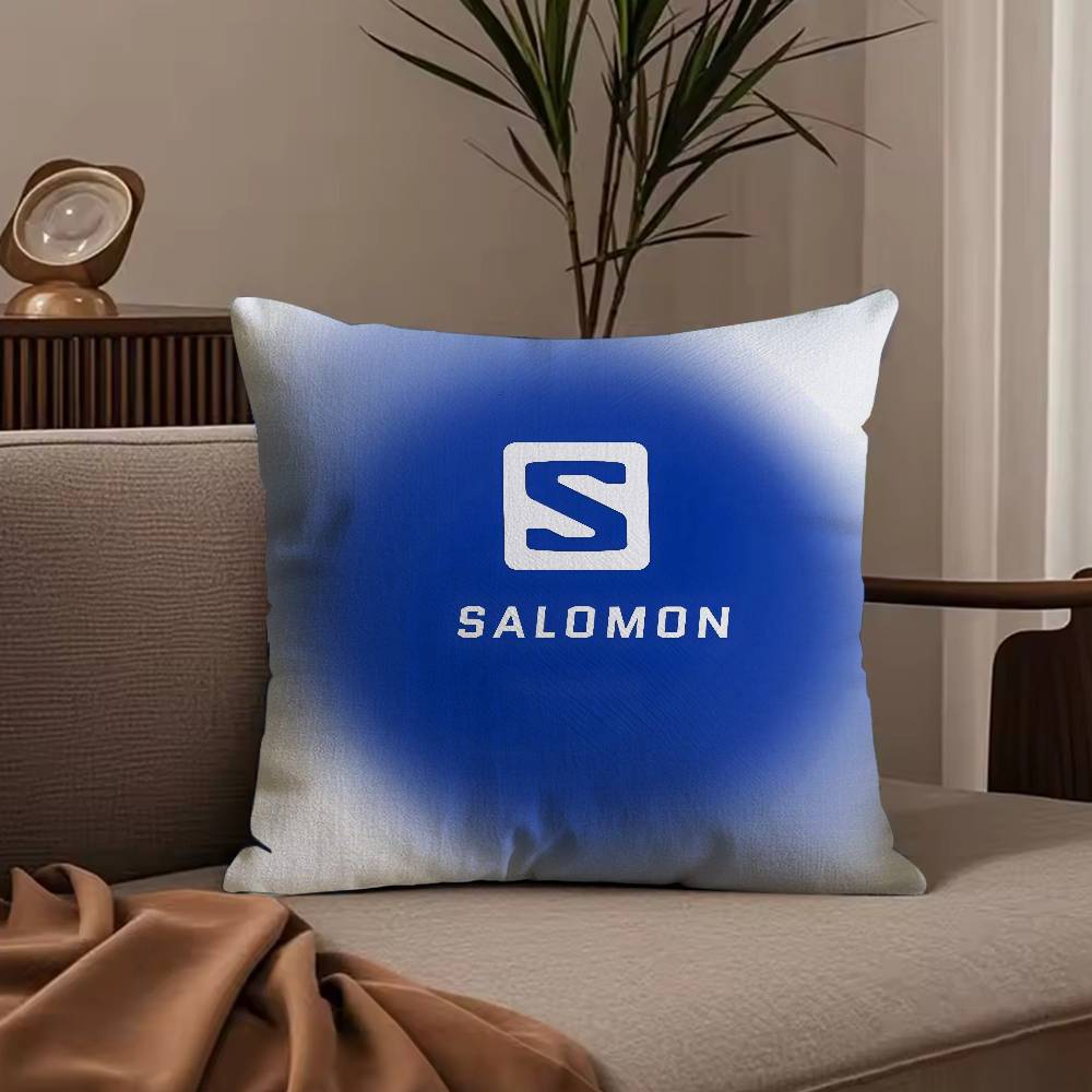C-Classic S-SALOMONS Pillow Case Anti-dustmite Pillowcase Invisible zipper silky short plush Sofa cushion cover