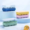 Household Silicone Ice Cube Mold With Dustproof Cover Ice Cube Tray Fruit Ice Cream Mould
