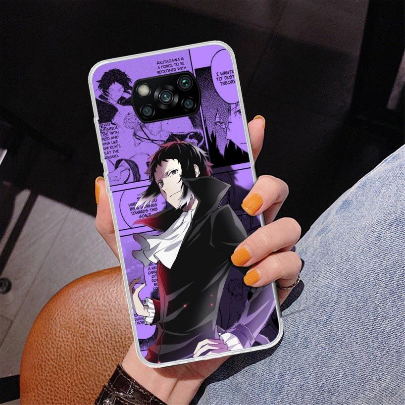 Bungo Stray Dogs Manga Phnoe Case for Xiaomi Poco X5 X6 X7 Pro X4 Gt F7 Ultra M8 M7 Redmi 15C 15 13C 13 12C 12 Unique Cover Coqu