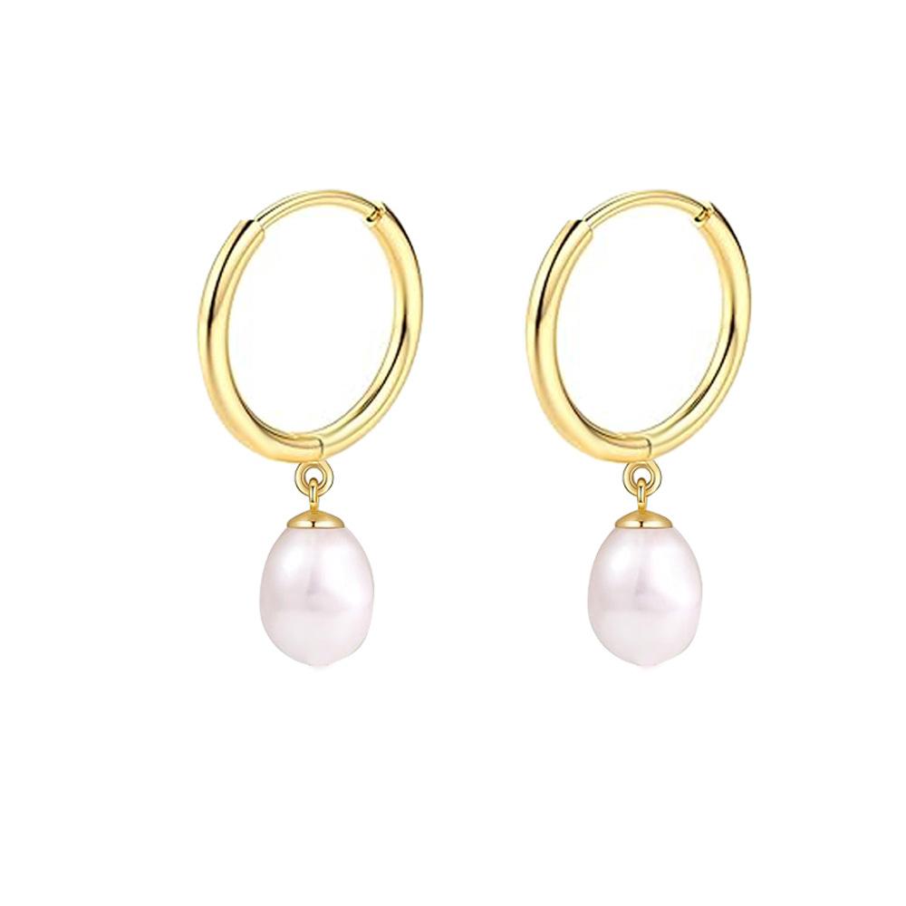 Stainless Steel Ear Barbels Ear Ring Star and Moon Ear Hoops Versatile Ear Pinning Accessories