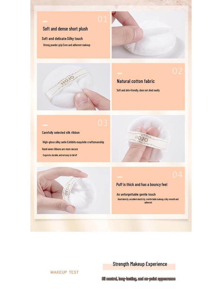 HOJO Angelic Glow Fixierpuder: Natürlich Matt, Wasserdicht, Schweißfest, Lang anhaltendes loses Puder