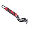 Self Adjusting Pipe Wrench 8in Dual Heads Multifunctional Self Locking Steel Plumbing Tool