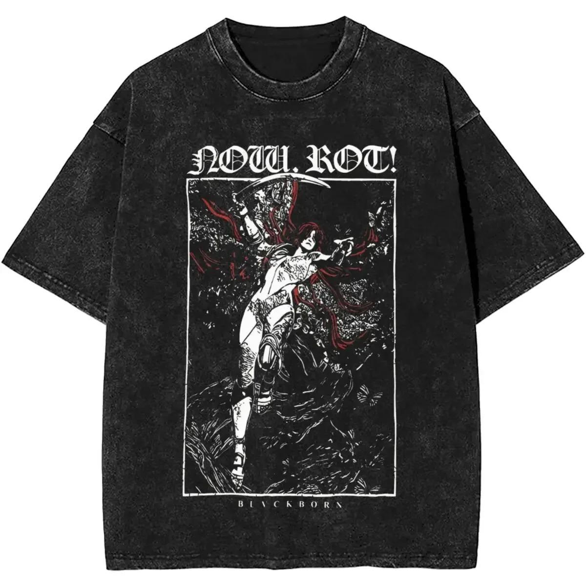2026 Malenia Blade Of Miquella Washed New Arrival Unisex Clothes Tee Shirt Homme Graphic T-Shirts Unisex Tshirt for Unisex Ropa Hombre S разноцветный
