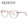 New Yellow Square Women's Presbyopic Glasses Luxury Brand Transparent Eyeglasses Blue Light Filter Optical Reading Glasses