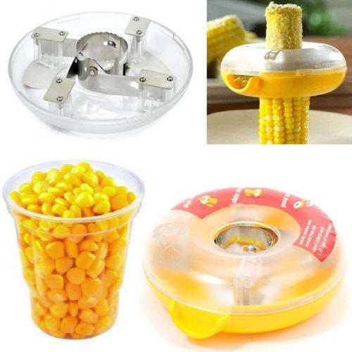 

Cob Corn Kerneler Peeler Remover Cutter Stripper Onestep Kitchen Easy Tool