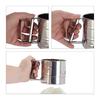Compact Semi-Automatic Stainless Steel Flour Sifter Cup