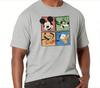 2026 Hot Selling Fashion New Personalized Disney Mickey and Friends Pattern Design Round Neck 3D Printed Casual Tshirt