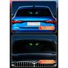 Cool Solar Warning Light Creative LED Atmosphere Light Rear Window Light  Auto Decoration