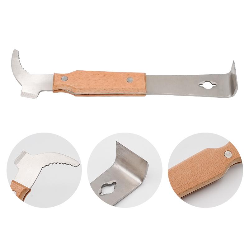 Racletă Multifuncțională din Oțel Inoxidabil pentru Curățat Stupul de Albine, Instrument Apicol pentru Stup, Racletă Stup, Echipament Apicol, Instrument pentru Curățat Ramele